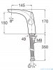 Roca Insignia bateria umywalkowa sztorcowa wysoka Titanium Black EVERLUX-PVD A5A3C3ACN0